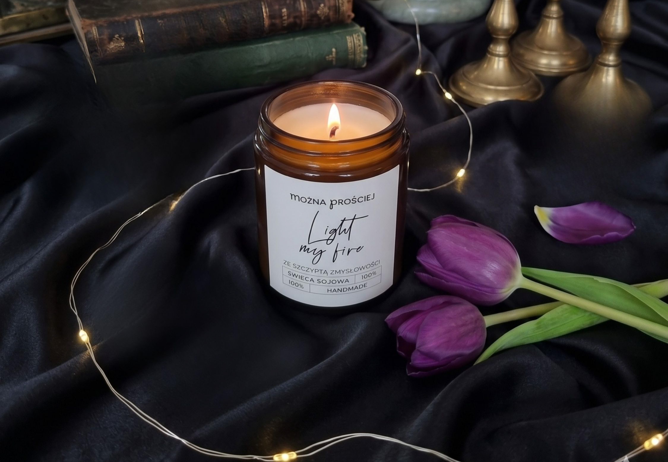 Świeca sojowa "Enjoy the Silence" — kolekcja Light My Fire